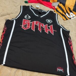 Boxlunch Men's Unisex Darth Maul Star Wars Basketball Jersey